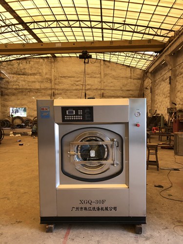 工業(yè)用洗衣機50kg價格，酒店洗衣房專用工業(yè)用洗衣機50kg清洗案例